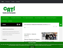 Tablet Screenshot of catsformacion.com